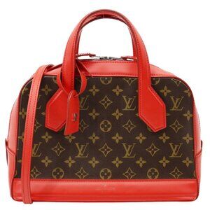 Louis Vuitton  Dora PM Monogram Canvas Shoulder Bag Coquelicot